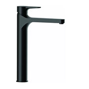 Rubinetto lavabo alto nero opaco serie winner