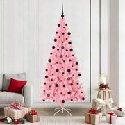 Albero di Natale con 300 LED con supporto Rosa 210 cm PVC 3396439