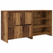Credenza 2 pz | Madia | Buffet da pranzo | Armadio da pranzo Legno vecchio 70 x 41 x 75 cm Legno multistrato