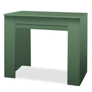 Fortino - Consolle Tavolo Allungabile 91x50/250 cm in Melaminico Antigraffio Verde Salvia