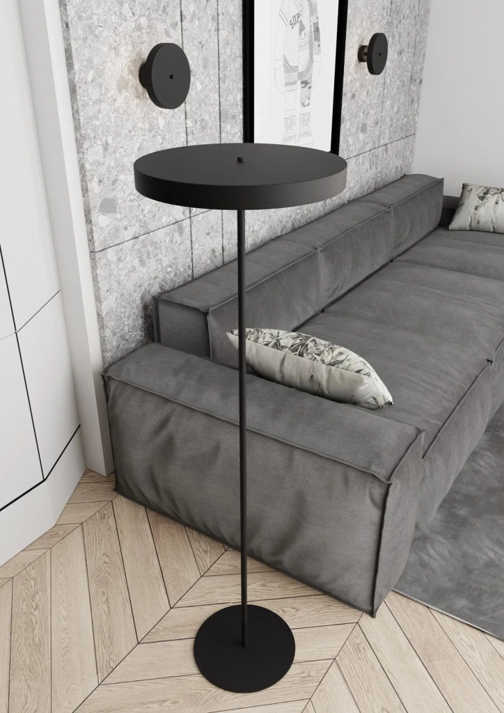 Piantana Minimal Poseidone Acciaio Nero 3 Luci G9 Ip20