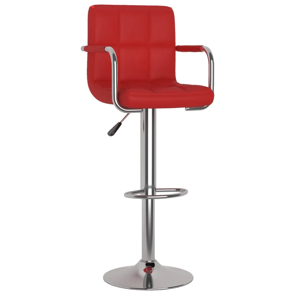 Sgabelli da Bar 2 pz Rosso Vino in Similpelle  cod mxl 69252
