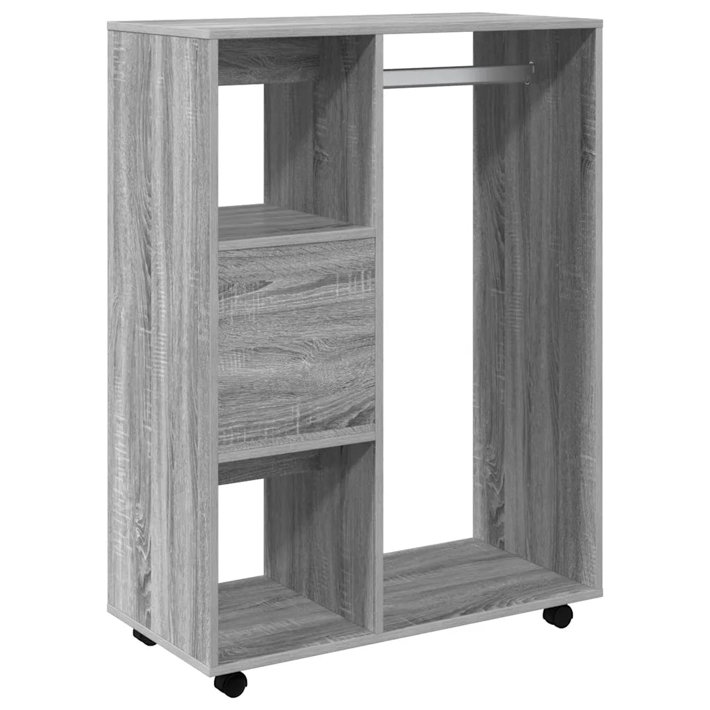 Armadio Grigio Sonoma 80x40x110 cm in Legno Multistrato CFW7455838