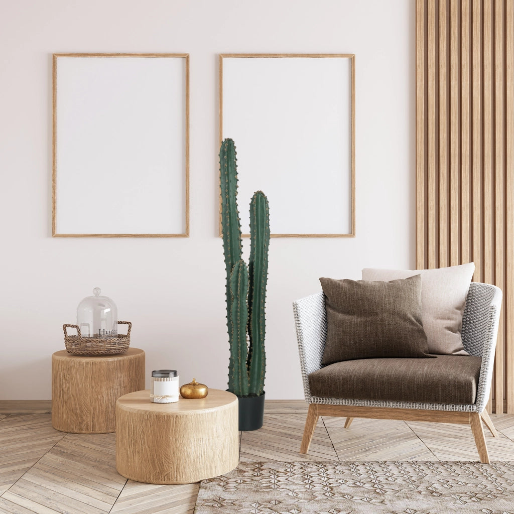 Pianta artificiale cactus grande realismo ¨C zephmum ¨C verde ?18x120 cm