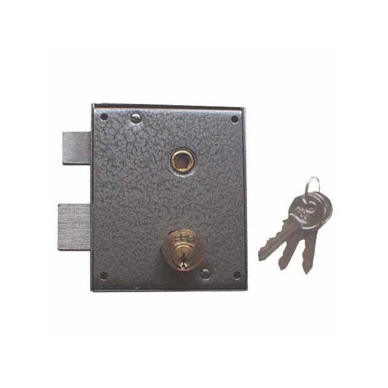 Serratura Porte Ferro Cilindro Corto Dx 611 Fpb