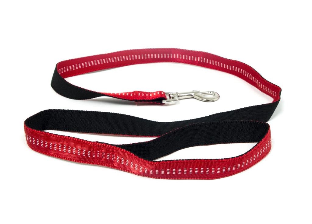Guinzaglio Con Moschettone Per Animali Domestici Modello Color Doggy 120cm - 120cm - Rosso