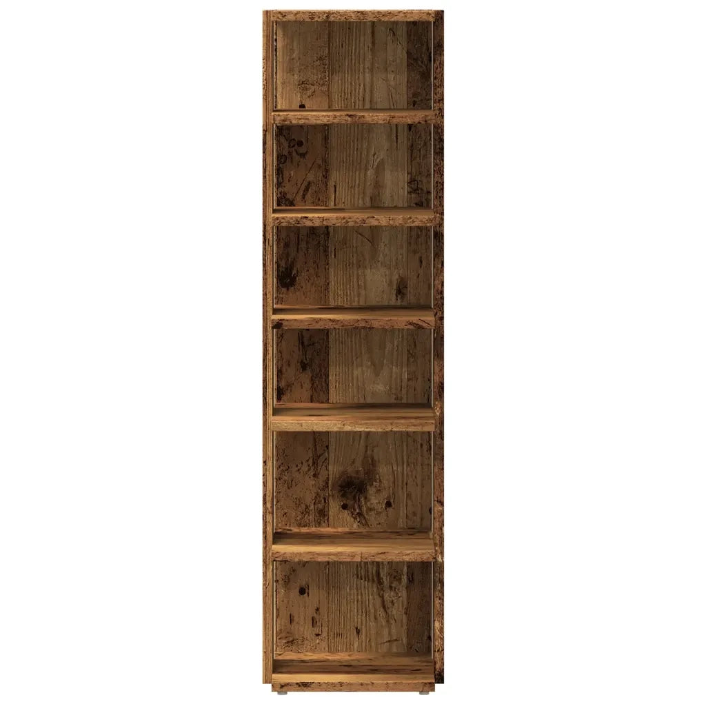 Scarpiera Legno Antico 28x27x102 cm in Legno Multistrato