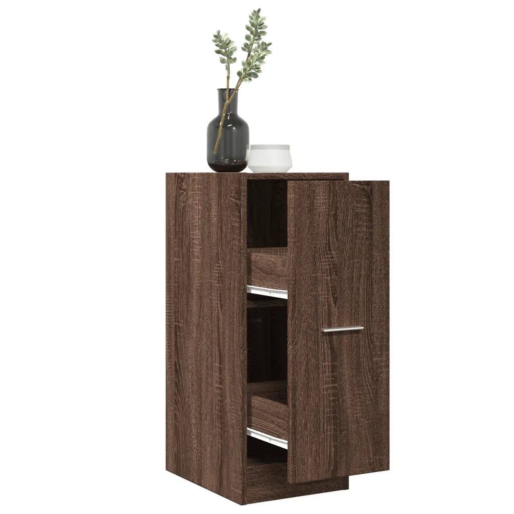 Armadietto da Farmacia Rovere Marrone 30x41x77,5 cm Truciolato