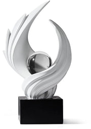 Decorazione decorativa moderna per la sala da pranzo, pannelli decorativi minimalisti per accentuare, scultura decorativa astratta per ufficio, salotto e tavolo da pranzo