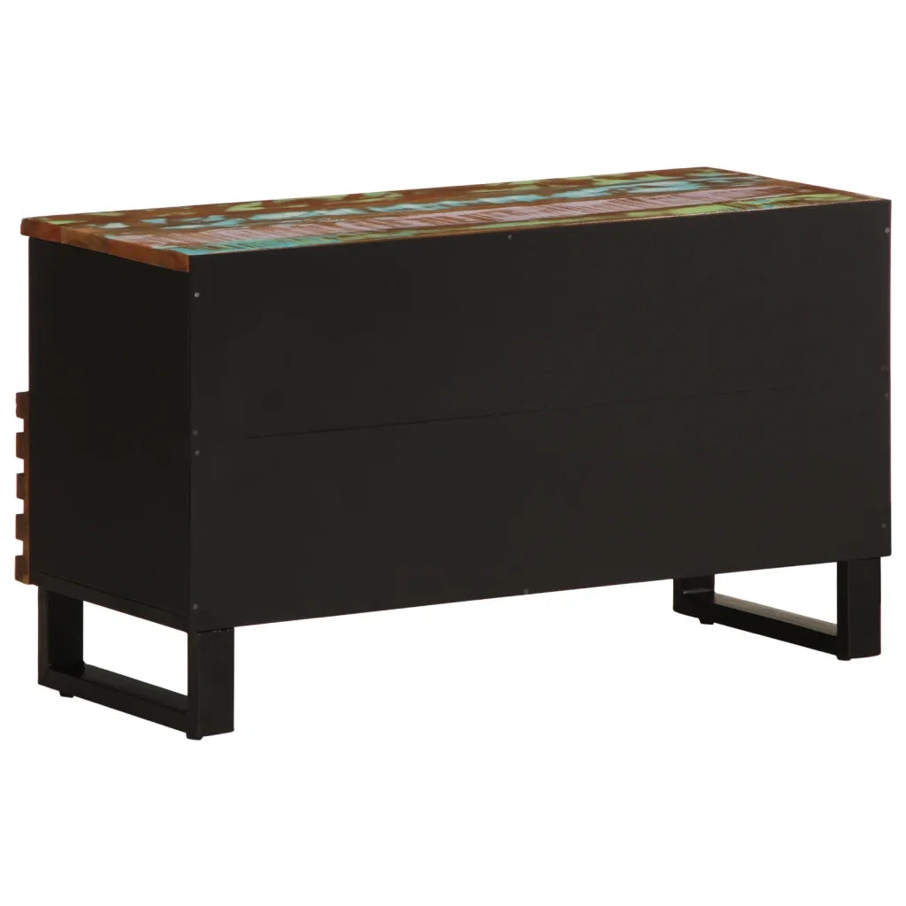 Mobile Porta TV 80x34x46 cm in Legno Massello di Acacia