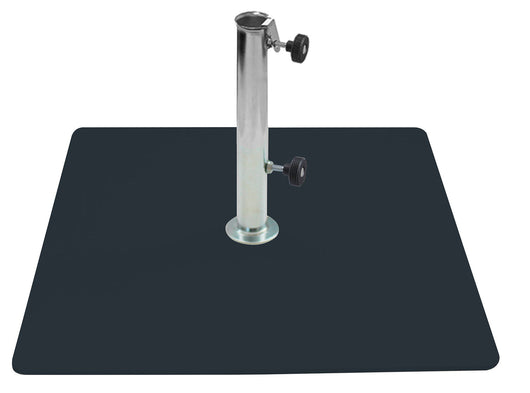 Base per Ombrellone da Giardino 30 Kg per Tubi Ø45mm in Metallo Grafite