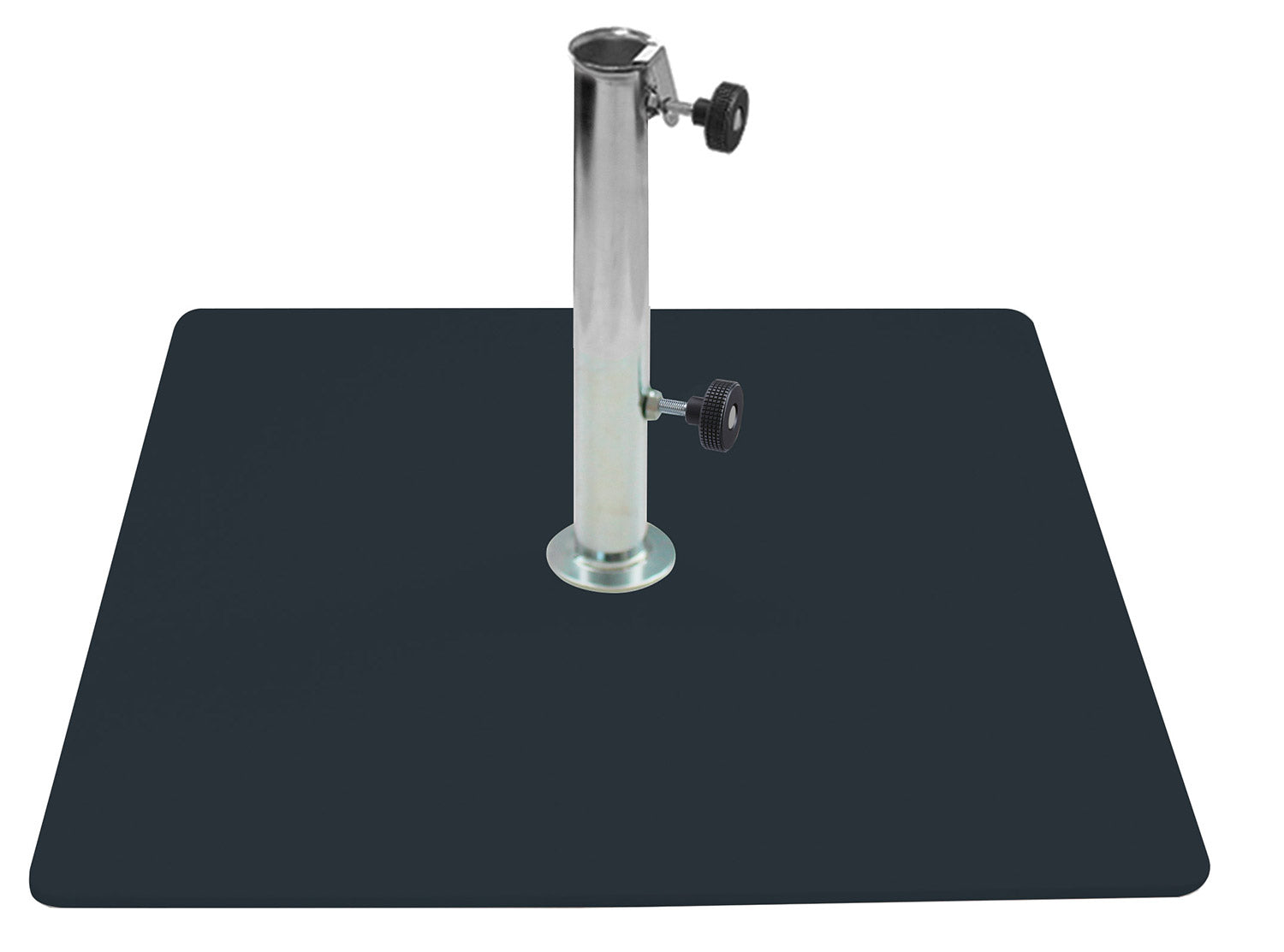 Base per Ombrellone da Giardino 30 Kg per Tubi Ø55mm in Metallo Grafite