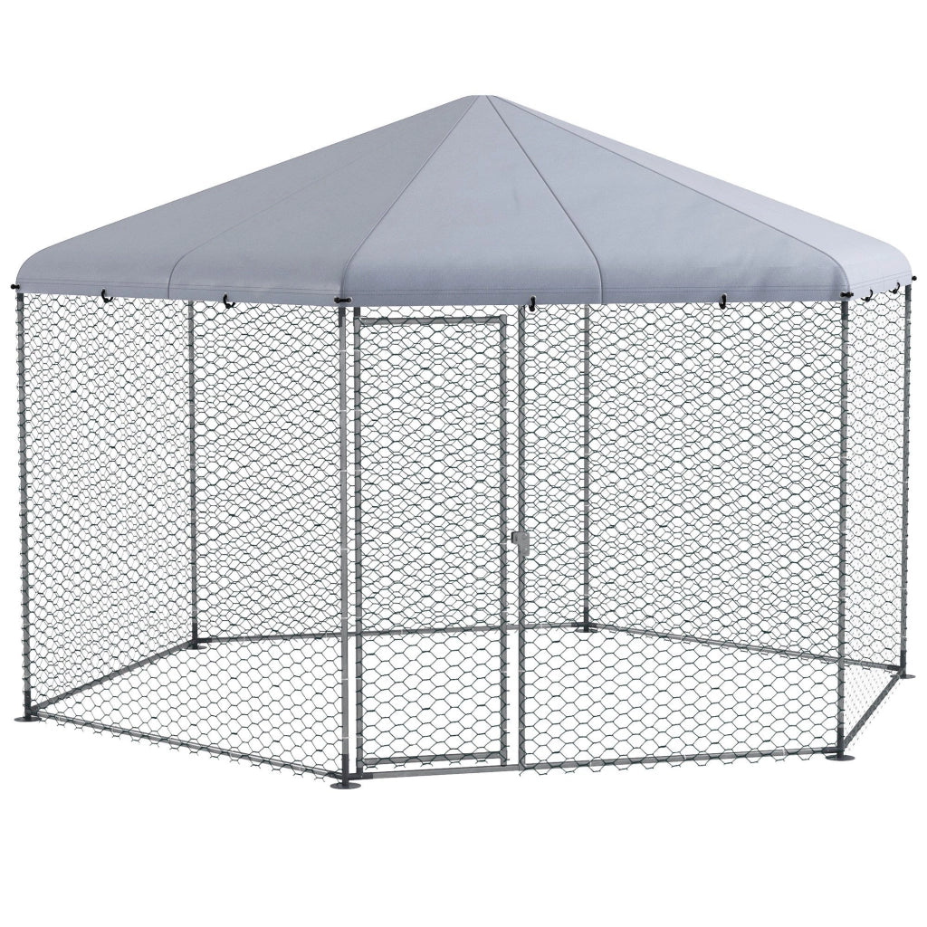 Recinto per polli esterno 10 m2 ¨C zephmum ¨C 400x346x263 cm