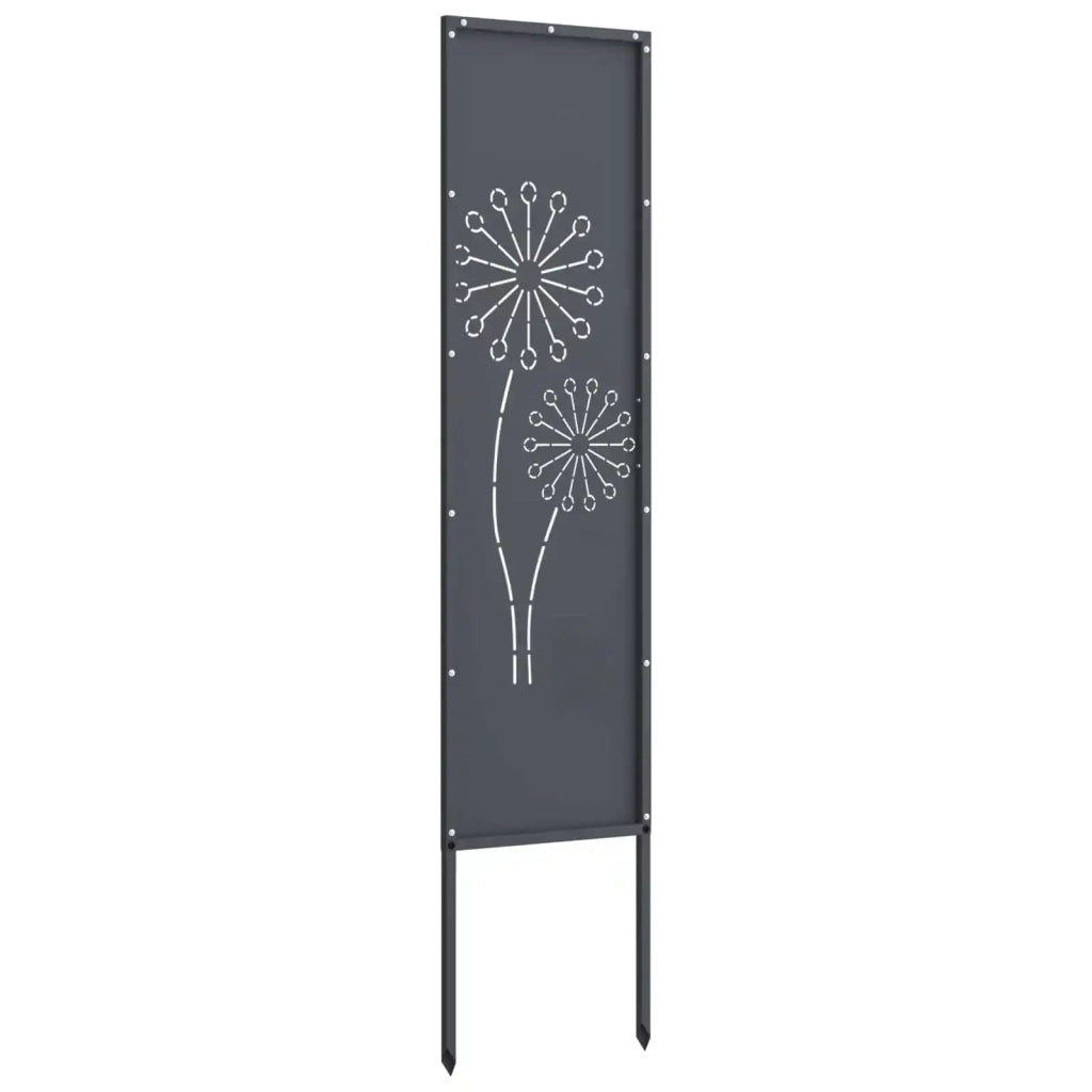 Schermo per privacy in giardino Traforo Antracite 32 x 140 cm 876233