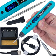 Saldatore Senza Fili CXY-210 SmartSolder Pro – Temperatura Regolabile 180–480°C | Display LED | USB-C | Batteria 18650