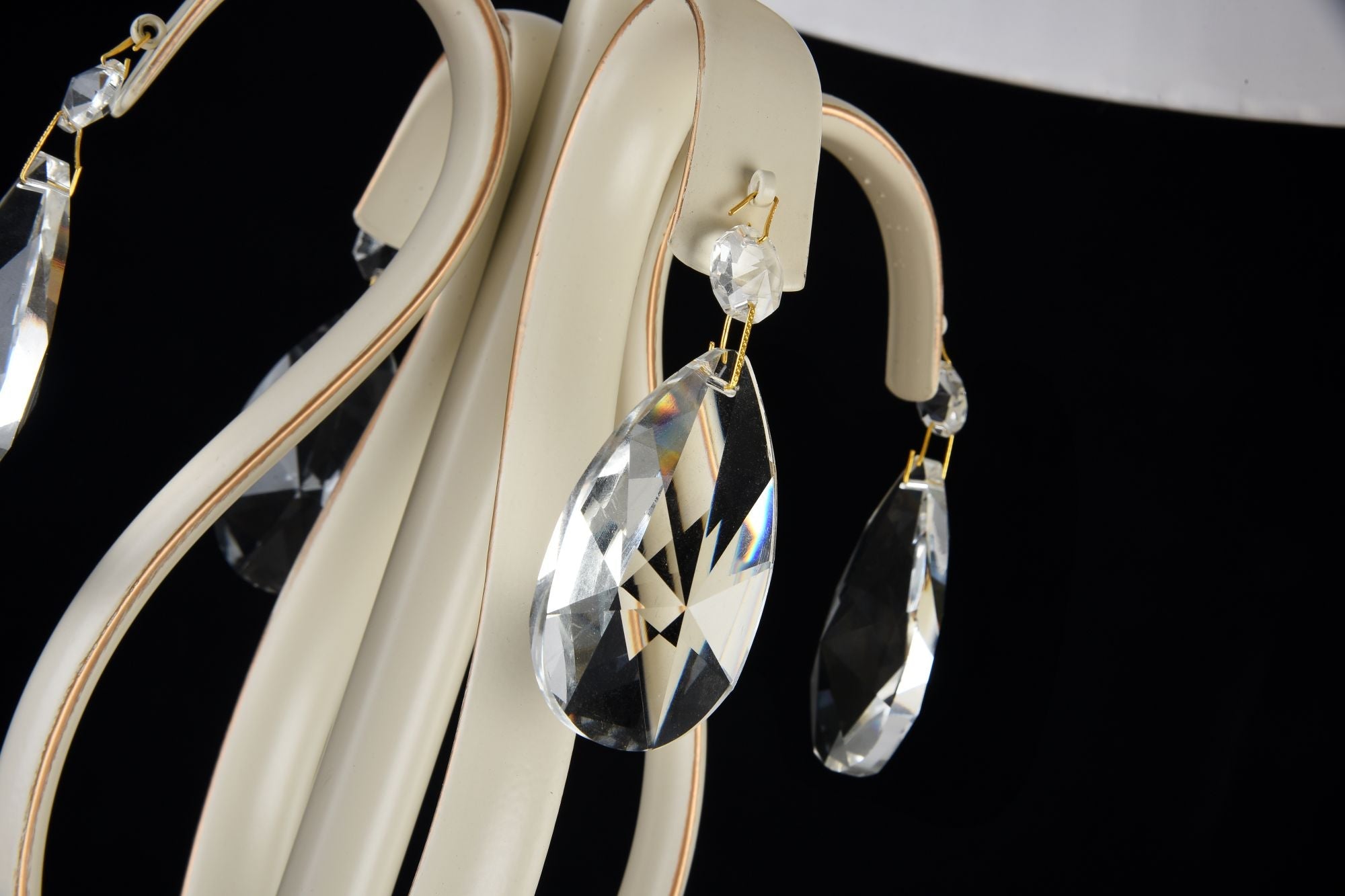 Lampada da terra Elegant in Metallo Brionia Beige