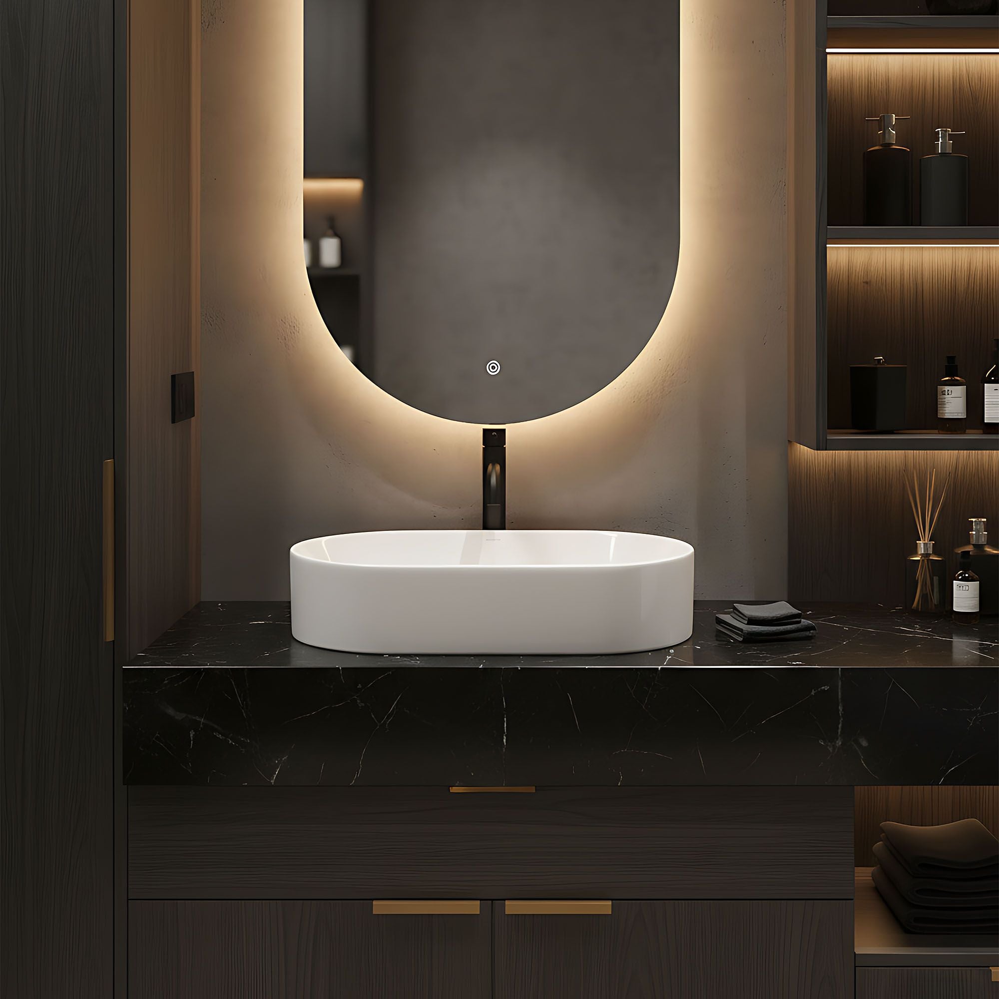 Lavabo Da Appoggio Rea Layla 50