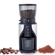 Molino Elettrico per Caffè - Macchina per Macinare Caffè in Casa - Funzione di Macinatura Automatica - BioloMix - Caffè Fresco