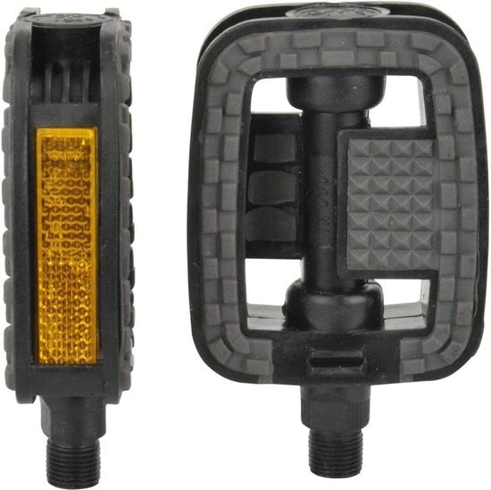 Pedali Fischer con anti-slip - adatti a tutti i tipi di bicicletta - nero - alta qualità Trapper Fatbike