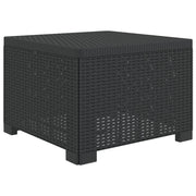 Divano da Giardino a 1 Posto Aspetto Rattan PP Antracite 8011756
