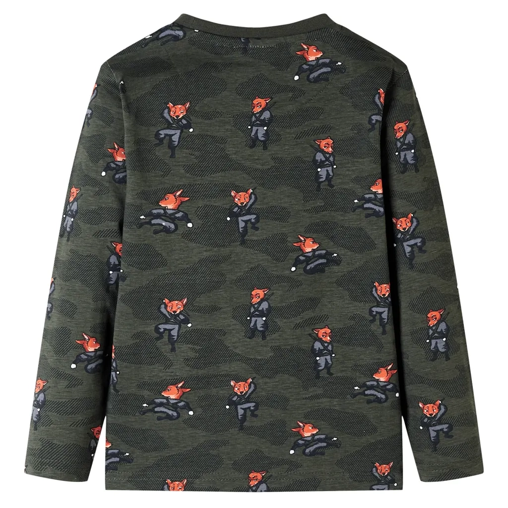 Pigiama per Bambini a Maniche Lunghe Cachi 128 CFW2576566