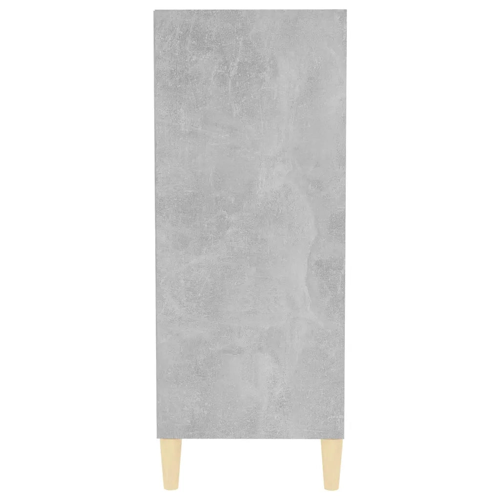Credenza-Buffet-Armadio da cucina Grigio Cemento 57x35x90 cm in Legno Multistrato 357834