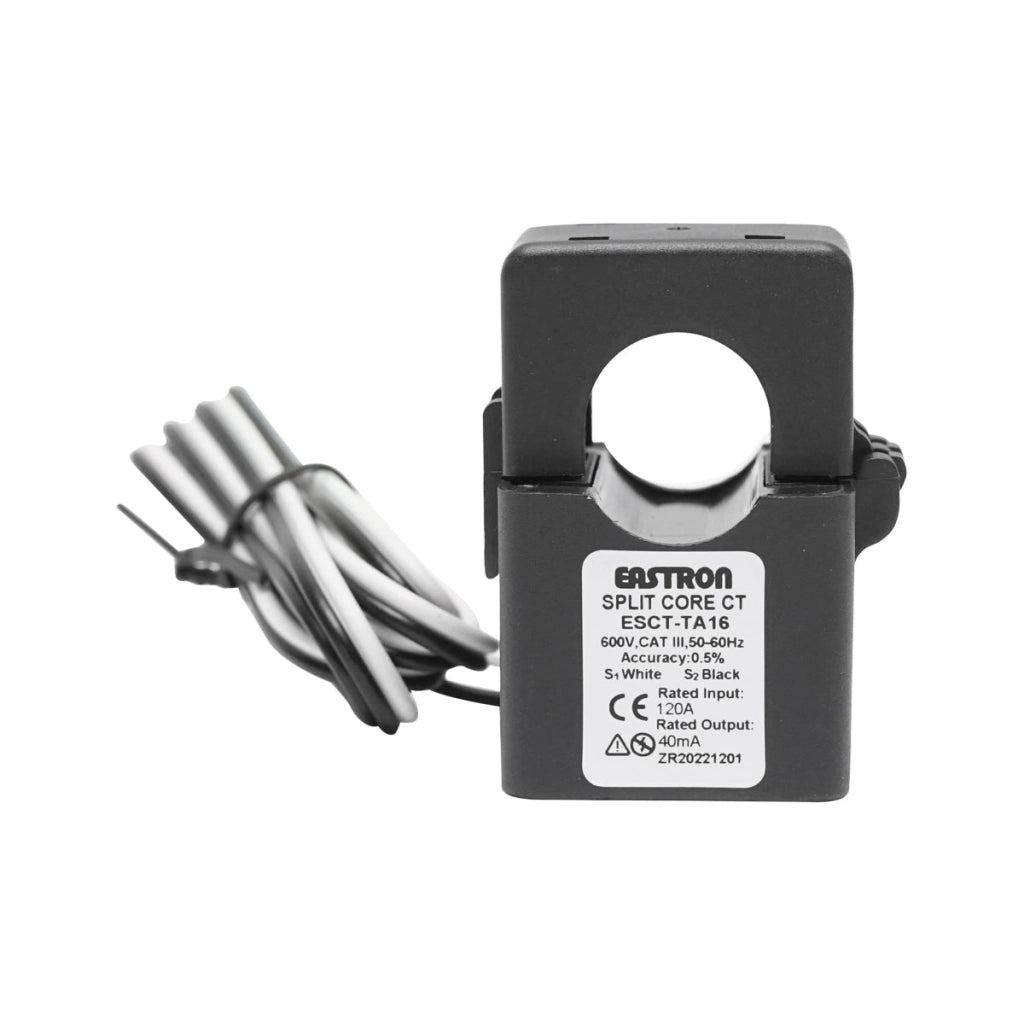Kit contatore intelligente Deye 220 V, 40 A, monofase con fusibile digitale a nucleo diviso SDM120CT