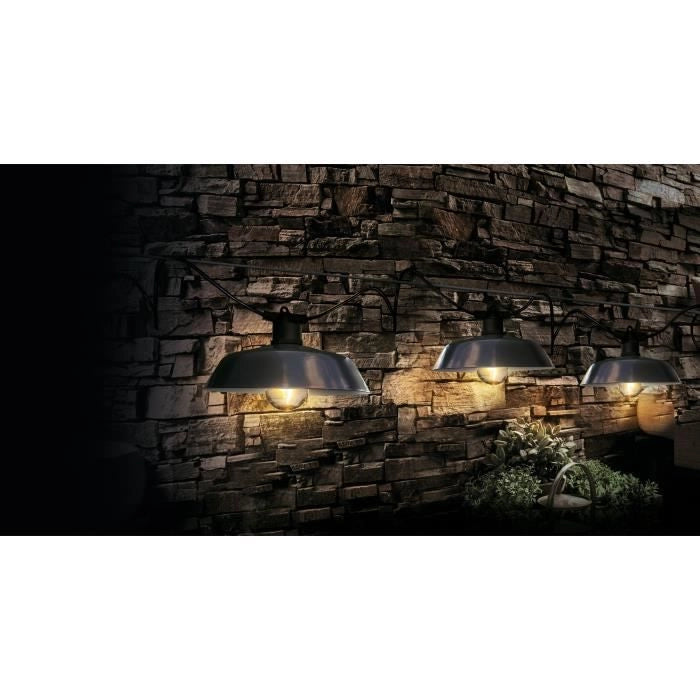 Ghirlanda solare - Rio Vintage - 7,50 m - Grigio
