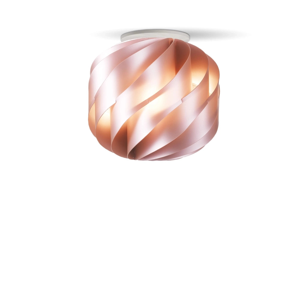 Plafoniera Moderna Globe Polilux ® Pink Metal 1 Luce E27 D40Cm