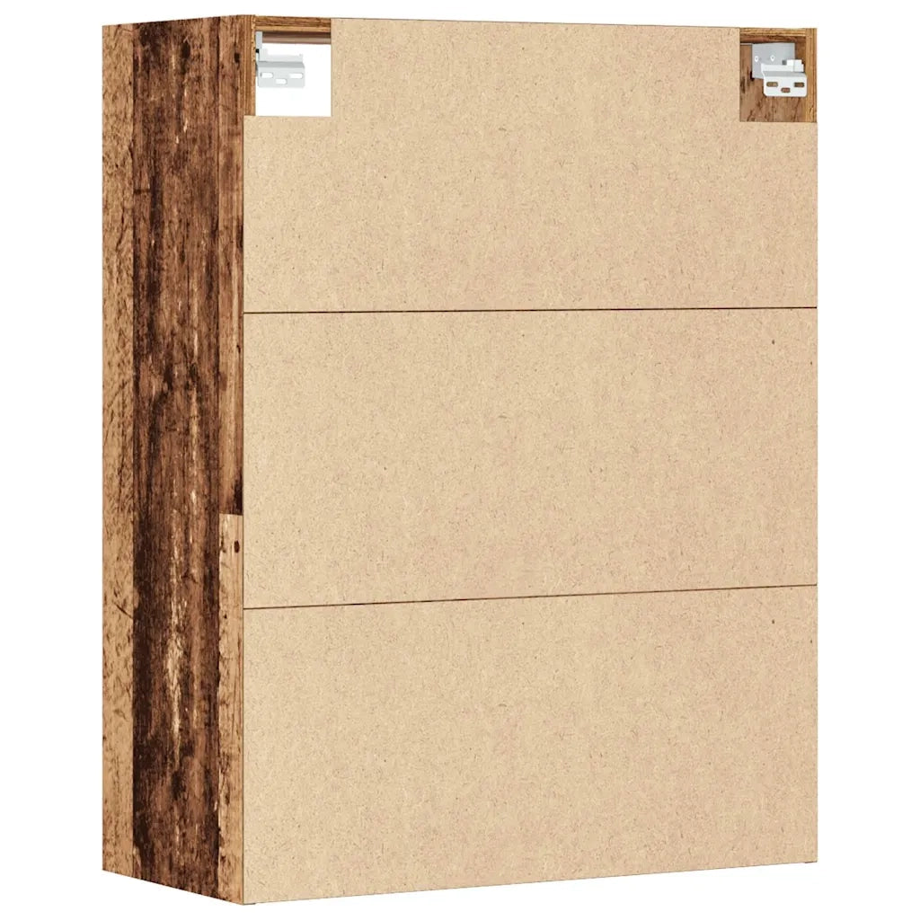 Armadietto Pensile Legno Antico 69,5x32,5x90 cm CFW7331116