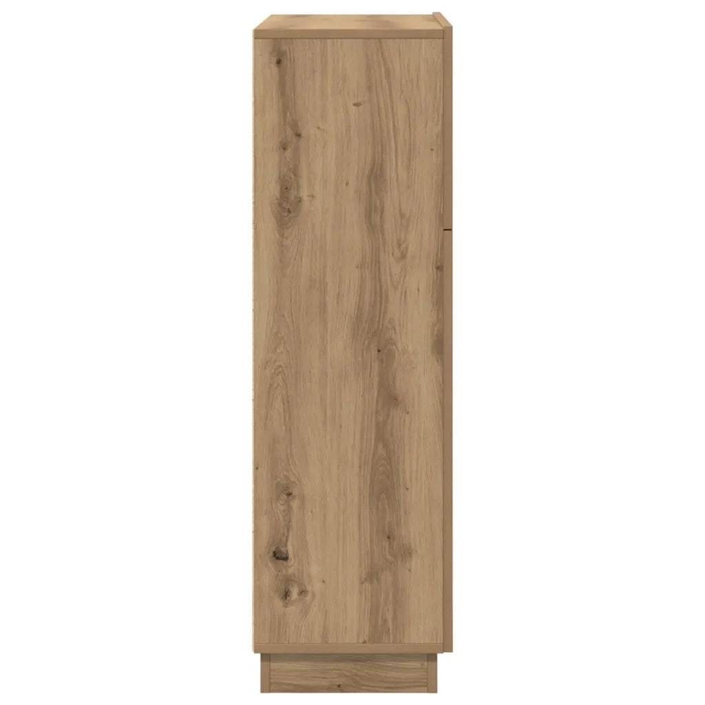 Scrivania | Tavolo da Ufficio con porta Rovere artigianale 71,5 x 31,5 x 106,5 cm