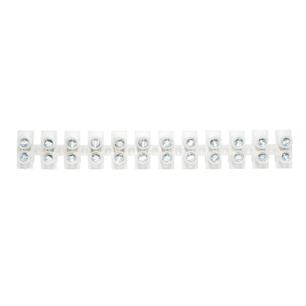 Morsettiera 6A 380V, 12 poli 6mm Leader