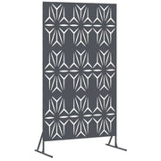 Schermo per Privacy Antracite 100 x 50 x 180 cm Acciaio CFW8630228