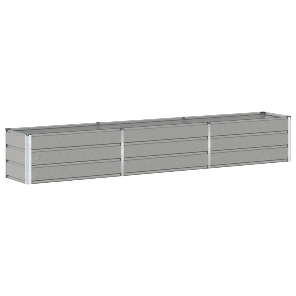 Fioriera Grigio chiaro 290 x 50 x 45 cm Acciaio zincato