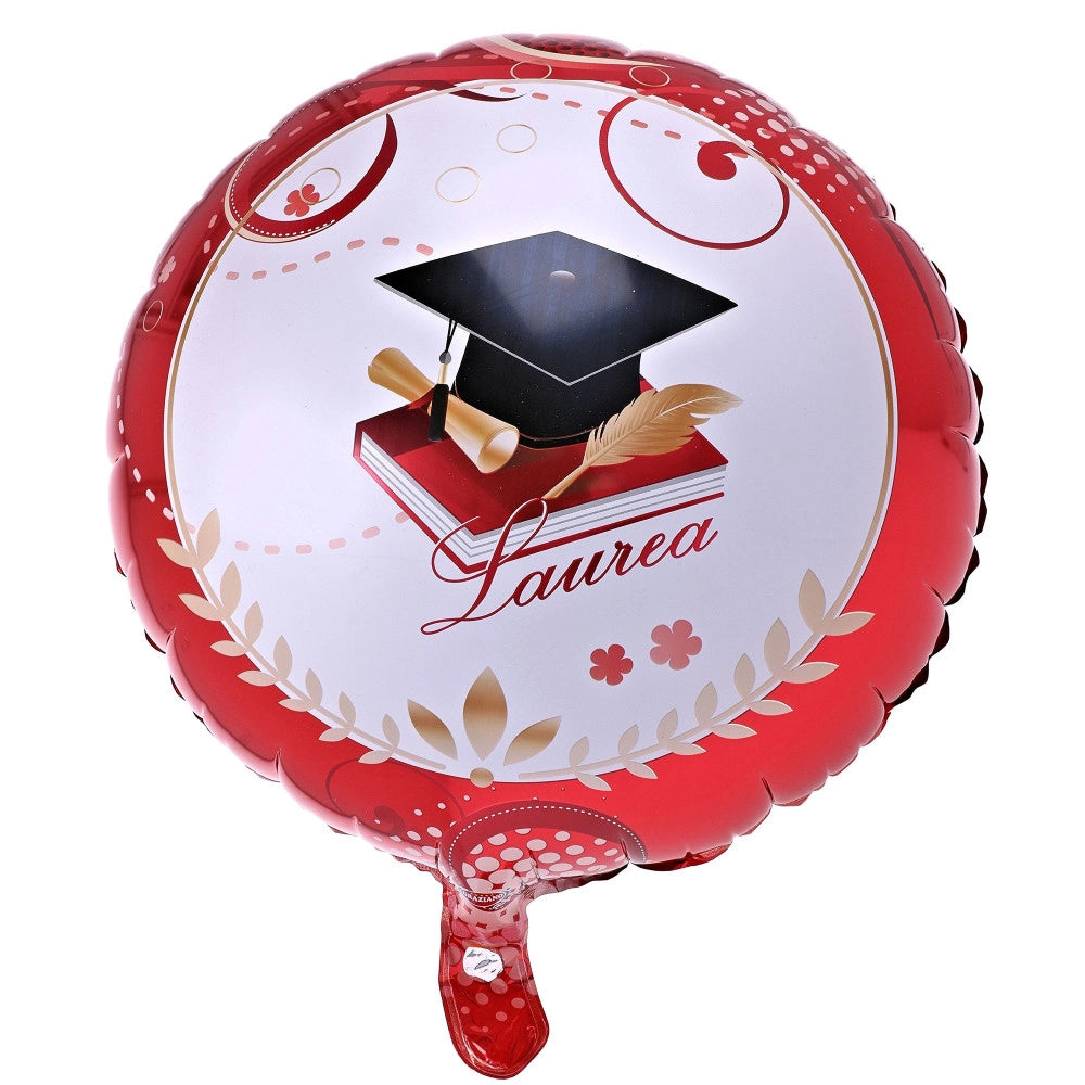 Trade Shop - 2 Palloncini Palloncino Tocco Cappello Laurea E Libri Animazione Festa Party -