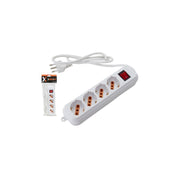Multipresa Brixo a 3 Posti con Interruttore Bipolare 10/16A