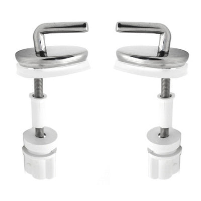 CERNIERA SINGOLA REGOLABILE PASSANTE IN ACCIAIO INOX- Cromo- DH- pezzi 1