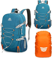 Zaino 35L Impermeabile - Zaino da Camminata - Zaino da Viaggio - Sport Outdoor - Sostenibile - Con Cappuccio Impermeabile