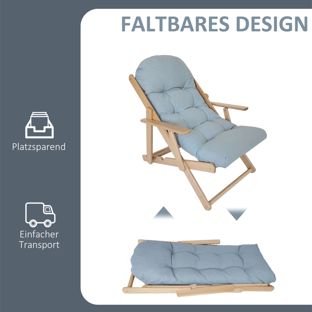 Poltrona Relax Sedia Reclinabile Massaggiante ¨C Zephmum ¨C Grigio Chiaro Tessuto Velluto