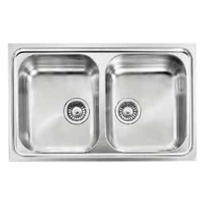 CM Filoslim 79 x 50 2V Lavello ad incasso Rettangolare Acciaio inossidabile