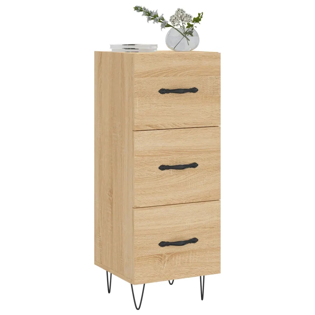 Credenza Rovere Sonoma 34,5x34x90 cm in Legno Multistratocod mxl 104390