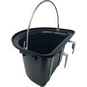 MANGIATOIA CAVALLI STACCIONATA PESANTE - PLASTICA/METALLO CM 39X36 H.CM 26- 1 pezzi