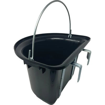 MANGIATOIA CAVALLI STACCIONATA PESANTE - PLASTICA/METALLO CM 39X36 H.CM 26- 1 pezzi