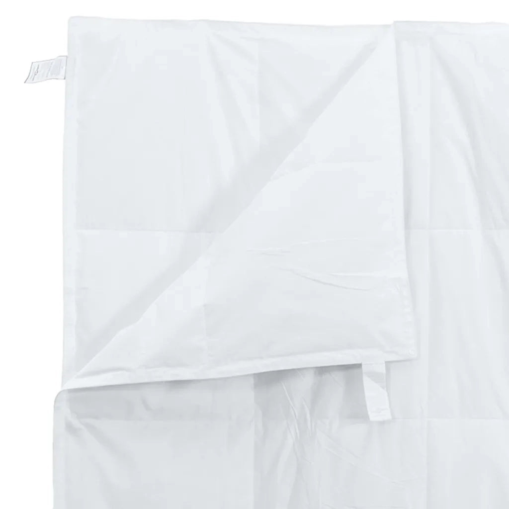 vidaXL Quilt e Piumini Bianco 135 x 220 cm Piume