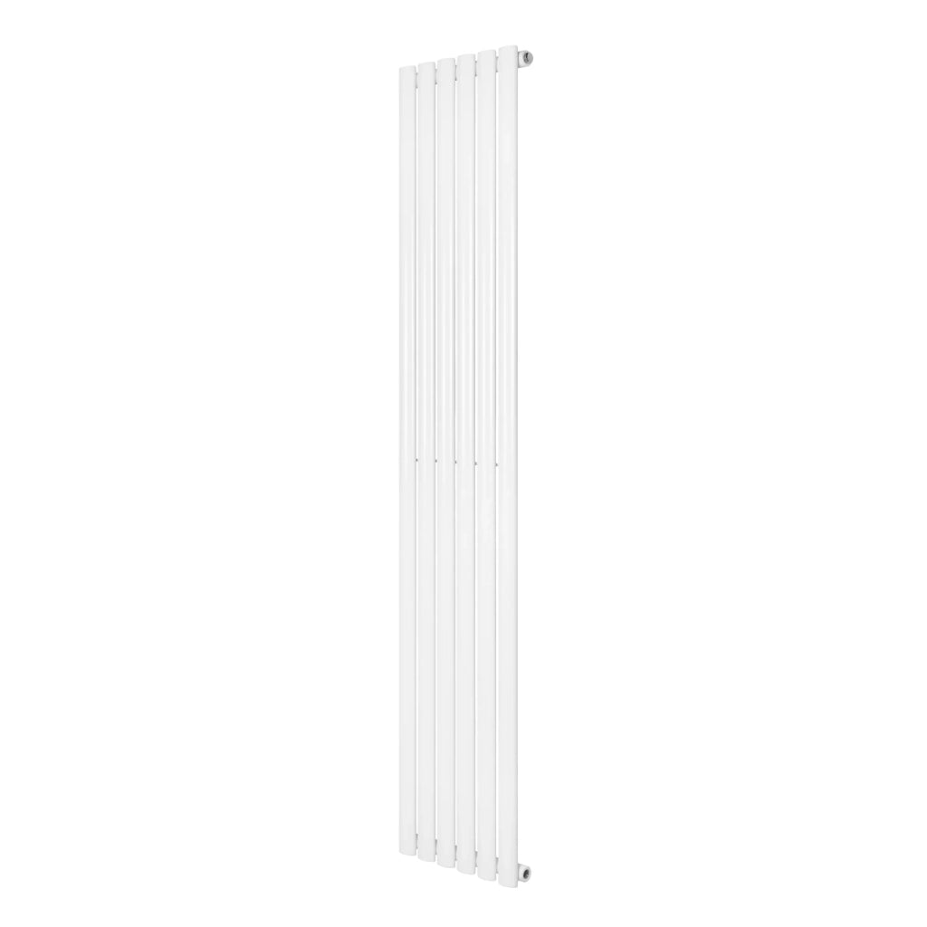 Radiatore Verticale Design Ovale Colonna Singola Bianco 1800x360 mm