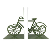 Set 2 Pezzi Fermalibri In Metallo Antigraffio Per Mensole Libreria Design Moderno Supporto Porta Libro Antiscivolo Mensola Decorazione Casa Ufficio Scrivania Cd Riviste Idea Regalo Organizzatore  - Bicicletta