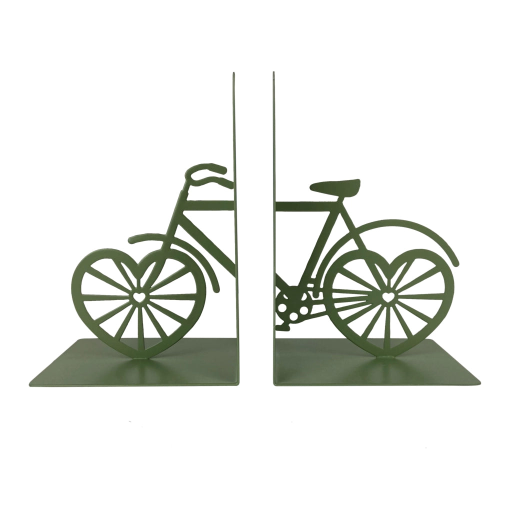 Set 2 Pezzi Fermalibri In Metallo Antigraffio Per Mensole Libreria Design Moderno Supporto Porta Libro Antiscivolo Mensola Decorazione Casa Ufficio Scrivania Cd Riviste Idea Regalo Organizzatore  - Bicicletta
