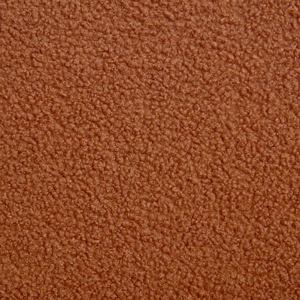 Poltrona scandinava per bambini in legno di hevea e tessuto bouclé,