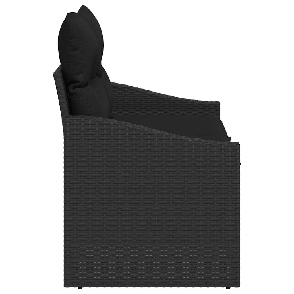 Divano da giardino con cuscino-Sofa da Giardino-Divano da esterno 123 x 62 x 69 cm polyrattan 157020