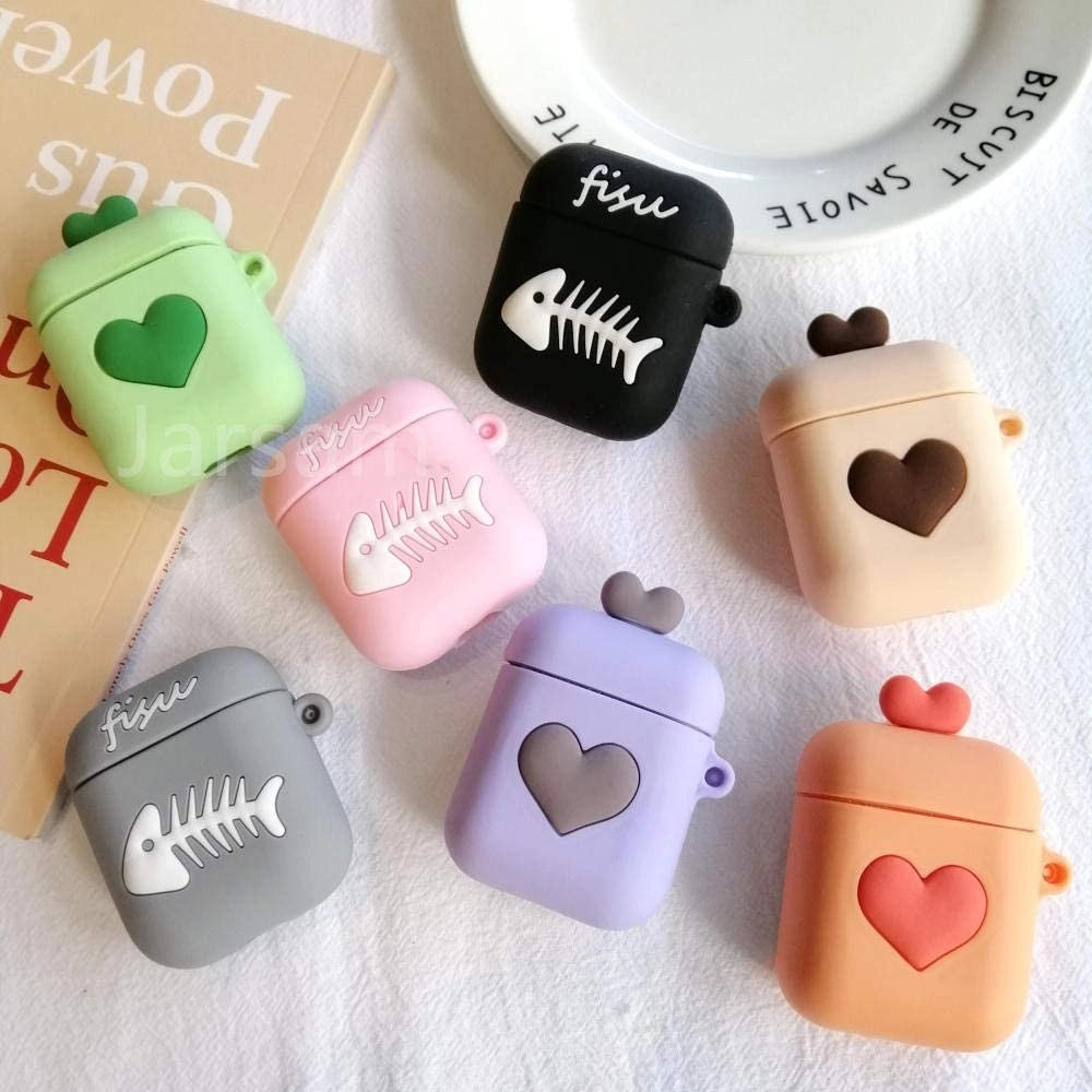 Trade Shop - Custodia Protettiva Per Airpods 2 Auricolari Wireless In Silicone Vari Colori -